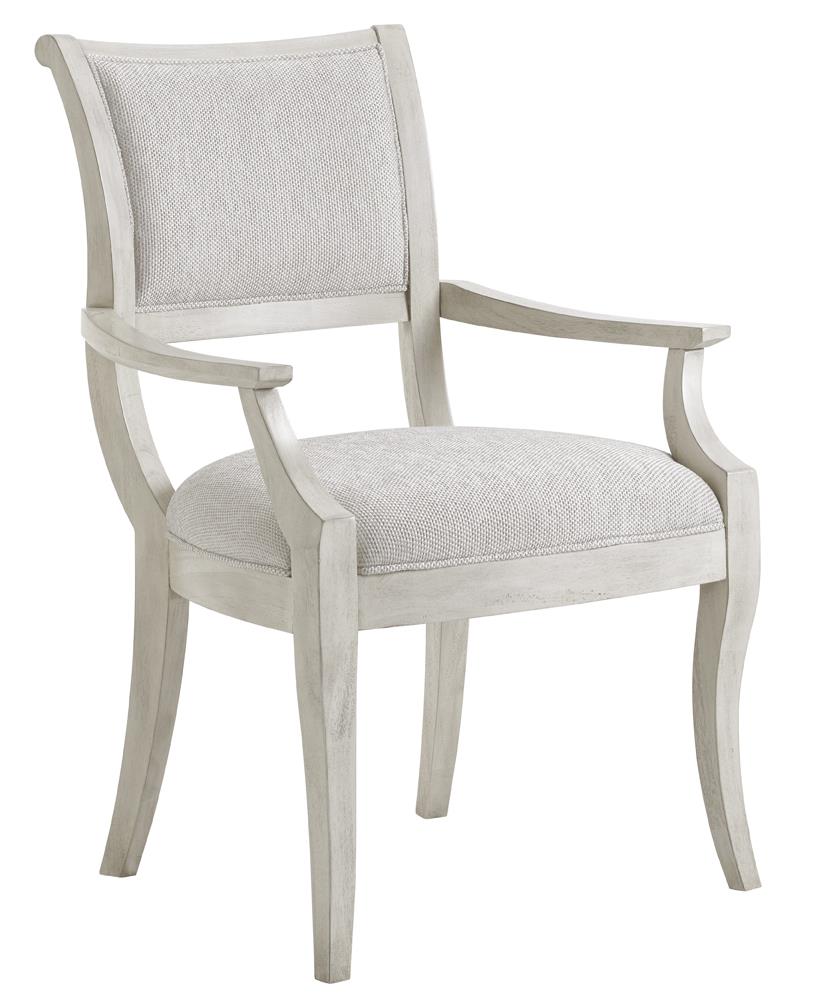 Lexington Oyster Bay Eastport Arm Chair In Sea Pearl Fabric Belfort
